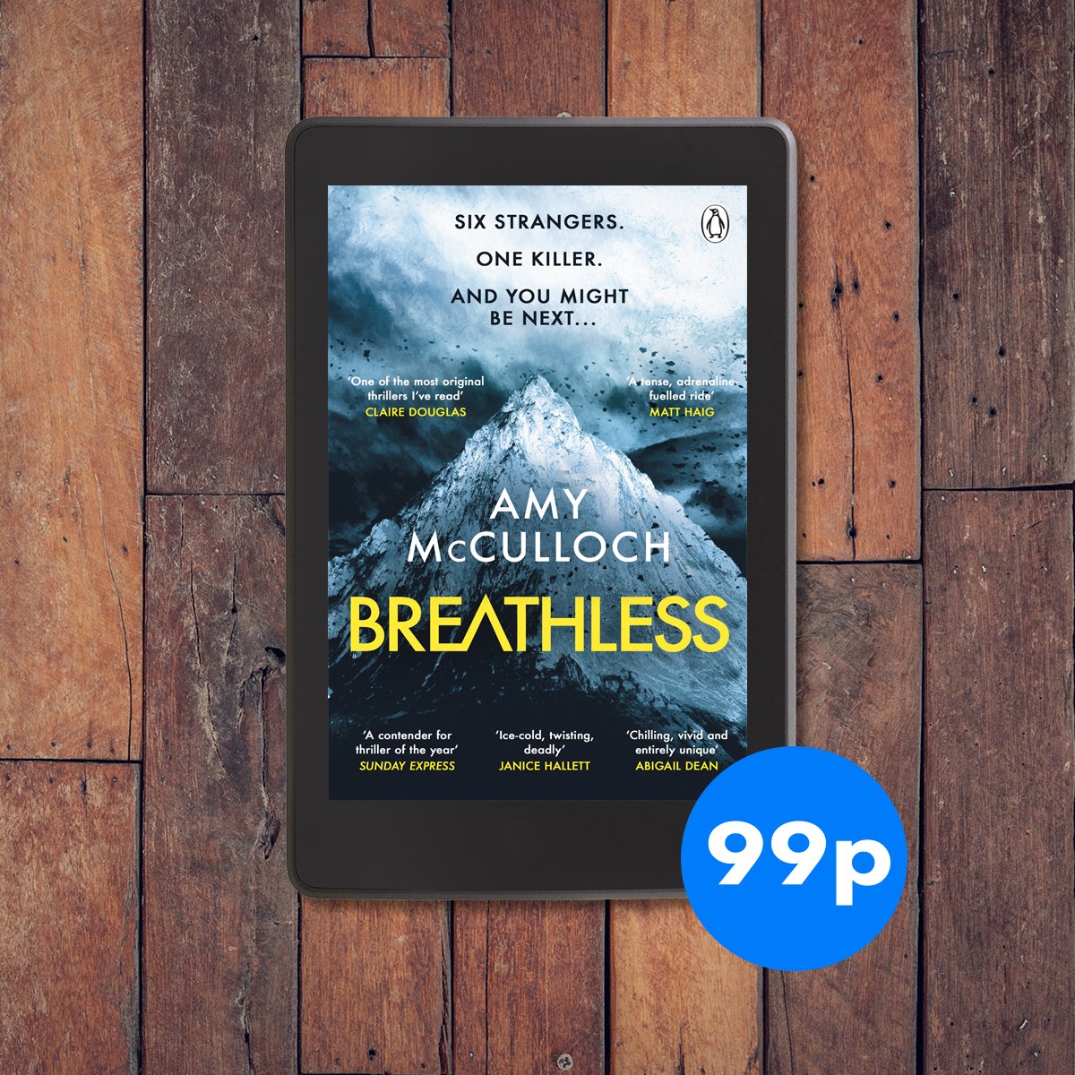 Six strangers. One killer. And no escape... This week's eBook deal is #Breathless by @amymcculloch! Get a copy for just 99p: amazon.co.uk/Breathless-Amy… #AffiliateLink