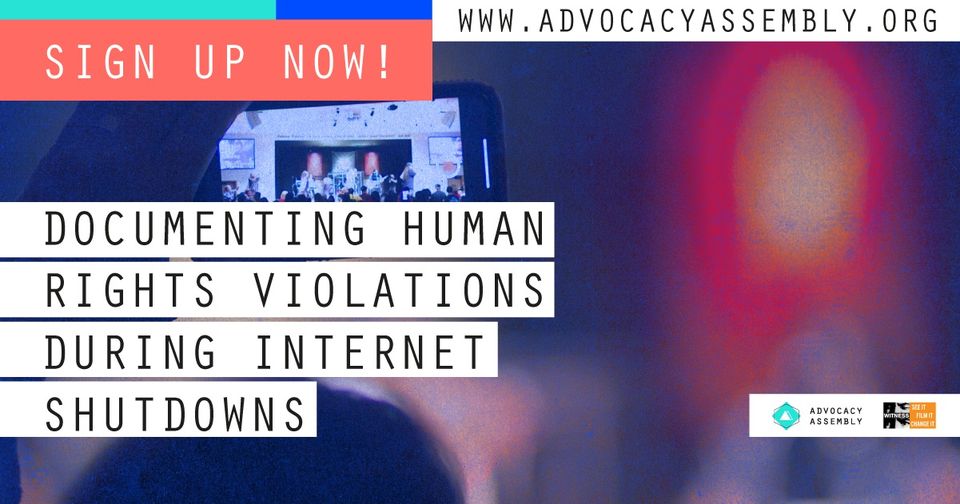 Advocassembly's tweet image. In times of #InternetShutdowns, documenting #HumanRights violations can be difficult. In our course presented by @witnessorg, you’ll learn how to document human rights violations with video safely &amp;amp; effectively &amp;gt;&amp;gt; advocacyassembly.org/en/courses/62/…