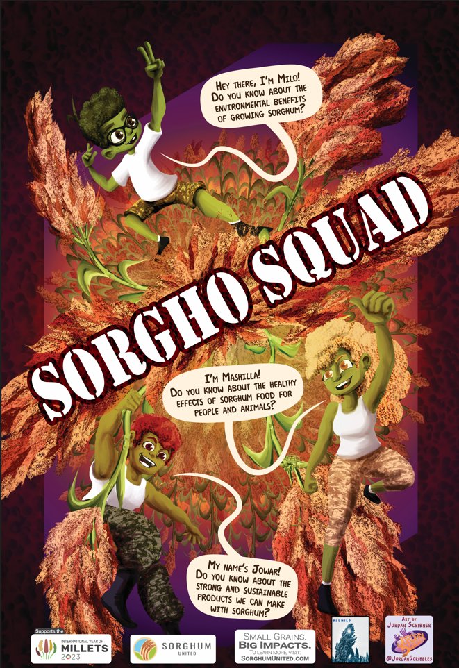 Check out how the #SorghumArmy is working with partners around the world to promote #valueadded #markets #development for #biodiversity in #croppingsystems through <a href="/SorghumUnited/">SorghumUnited</a>! See the website here for free downloadable #SorghoSquad posters!

sorghumunited.com