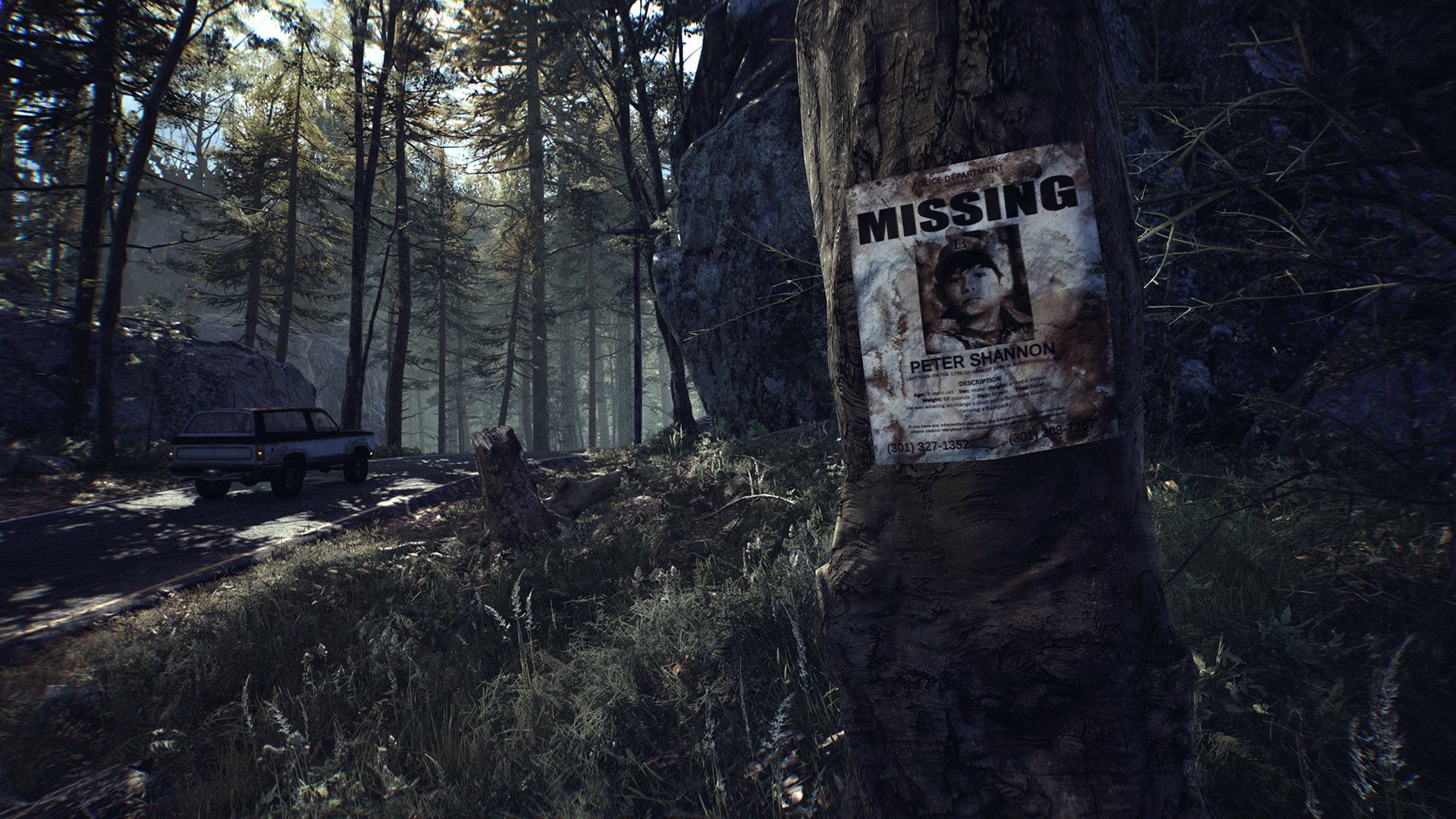 Blair Witch Game on X: "Blair Witch Fact: Nine-year-old Peter Shannon has  vanished into thin air and all clues to the mystery point to the ominous Black  Hills Forest. Ellis sets out