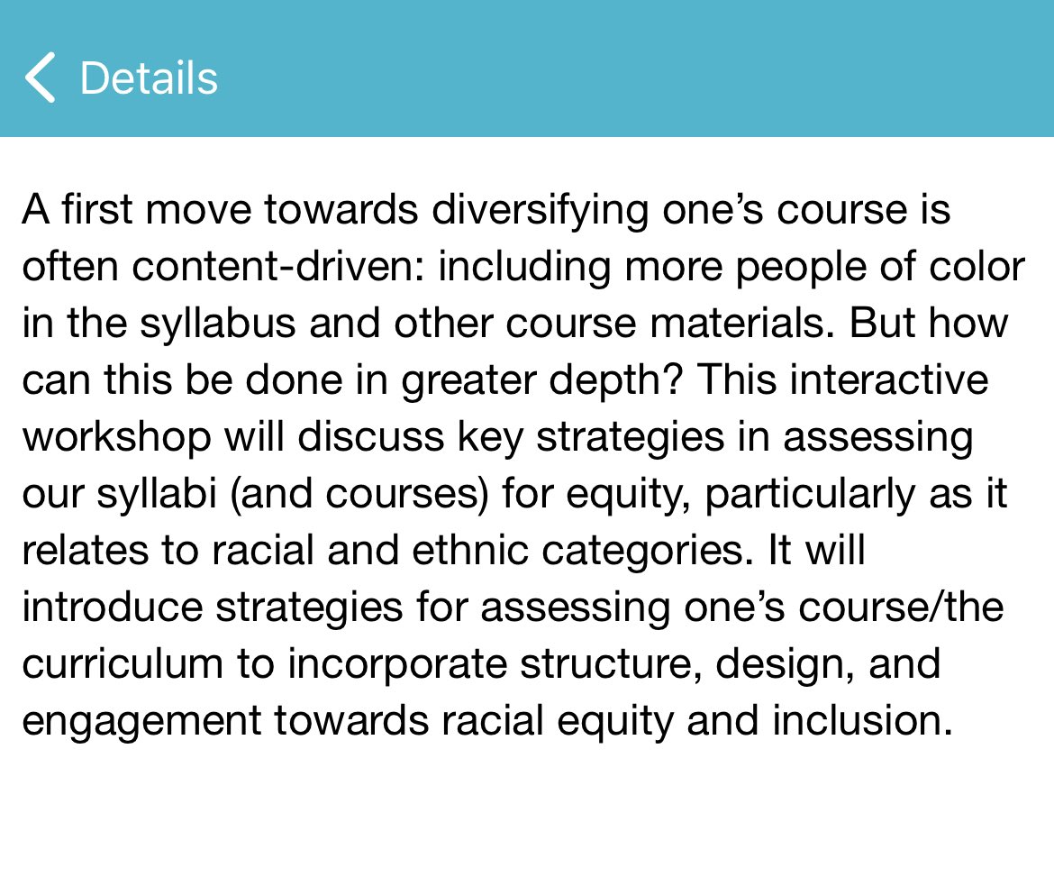 BoucherLeanne's tweet photo. First workshop this AM was all abt adding diversity meaningfully into our classes by Dr Jamiella Brooks. Lots of great ideas; diversity ~= equity.
#nitop https://t.co/WSHJSJW2QX