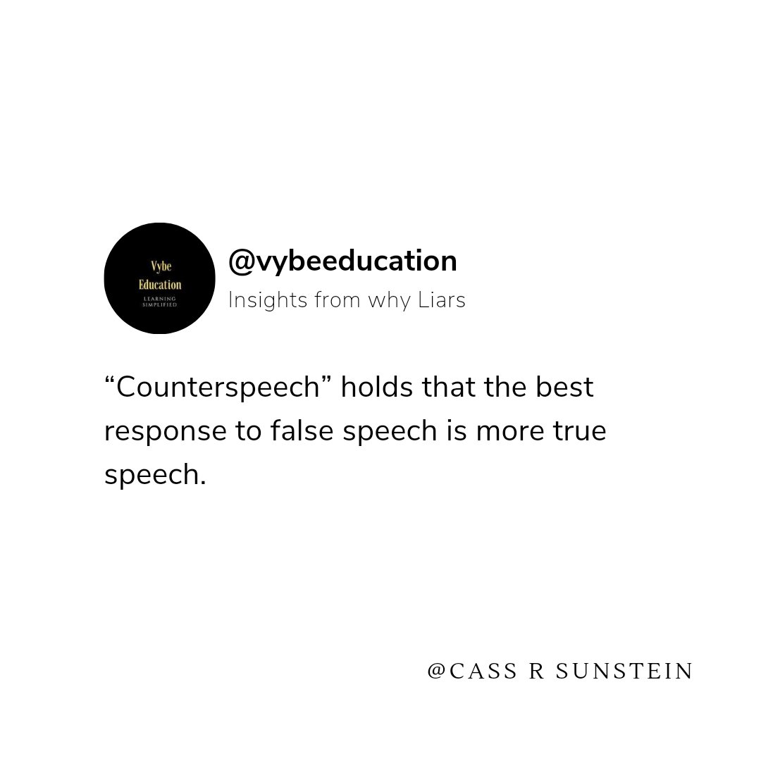 vybeeducation's tweet photo. #Insights from #book #Liars @CassSunstein (1/2) https://t.co/newsXFtdbt