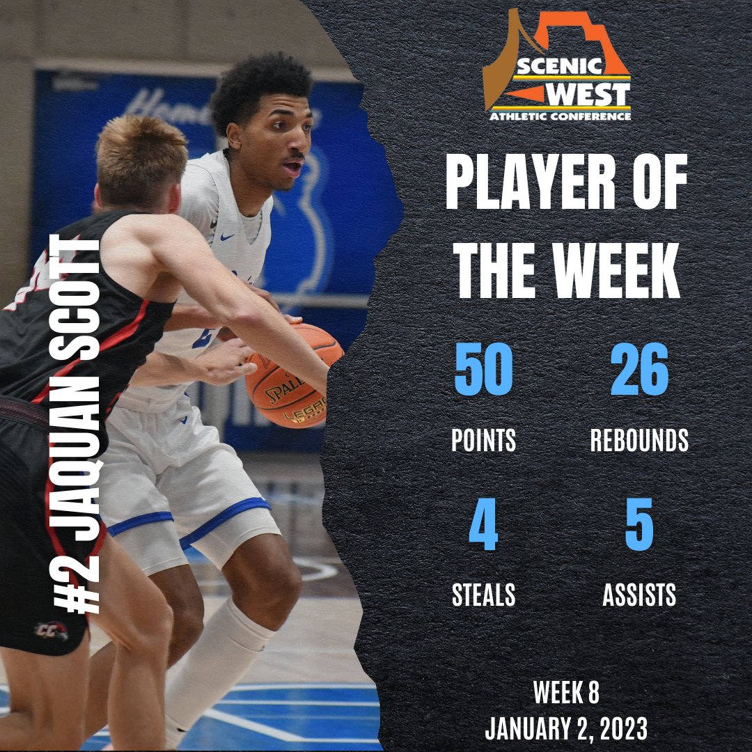 Salt Lake's Jaquan Scott earns Scenic West Player of the Week after becoming the MVP of the Fiesta Bowl Shootout in Mesa, AZ last week

FULL STORY: slccbruins.com/news/2023/1/3/…