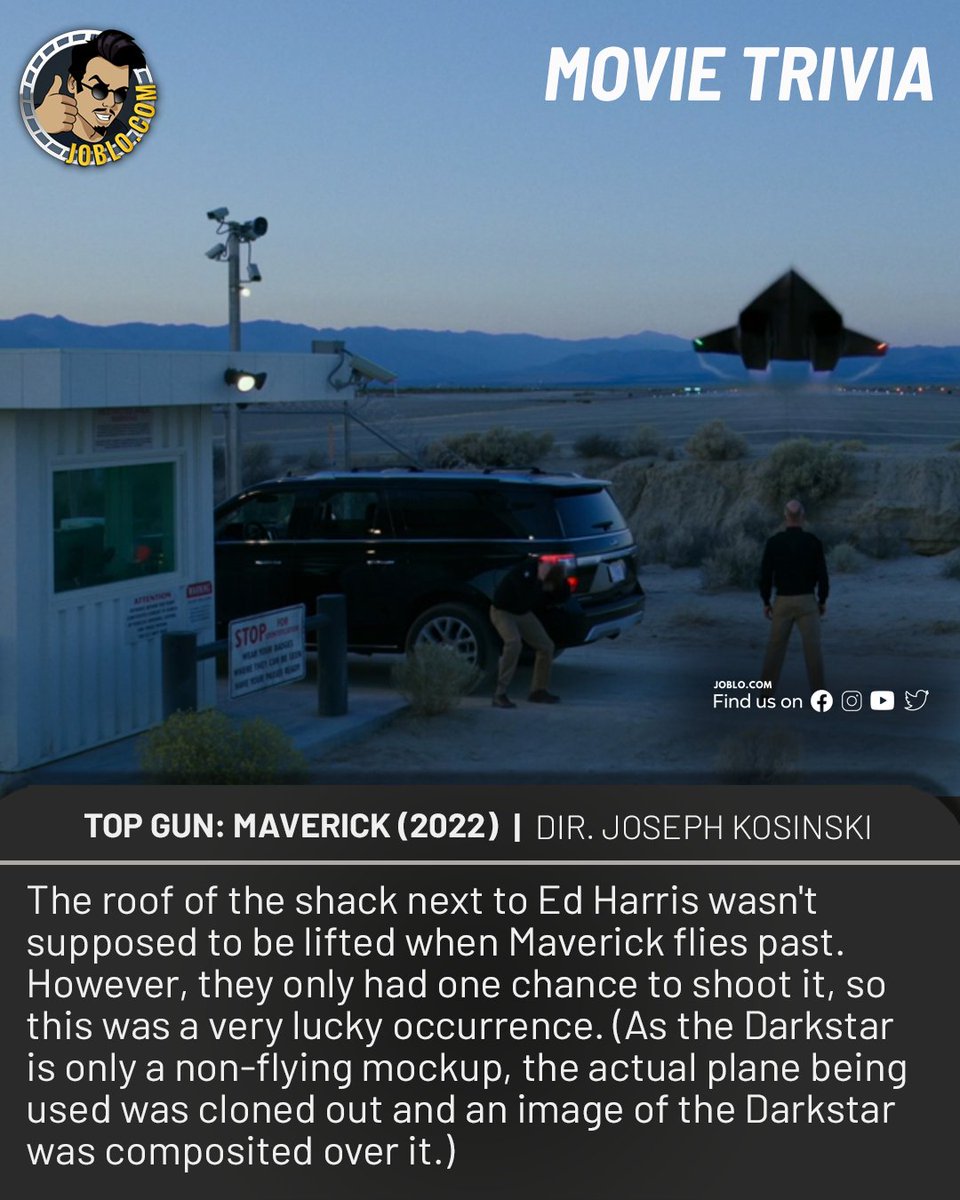 Movie trivia! Top Gun Maverick (2022) 🎥 JoBloMovies joblomovies