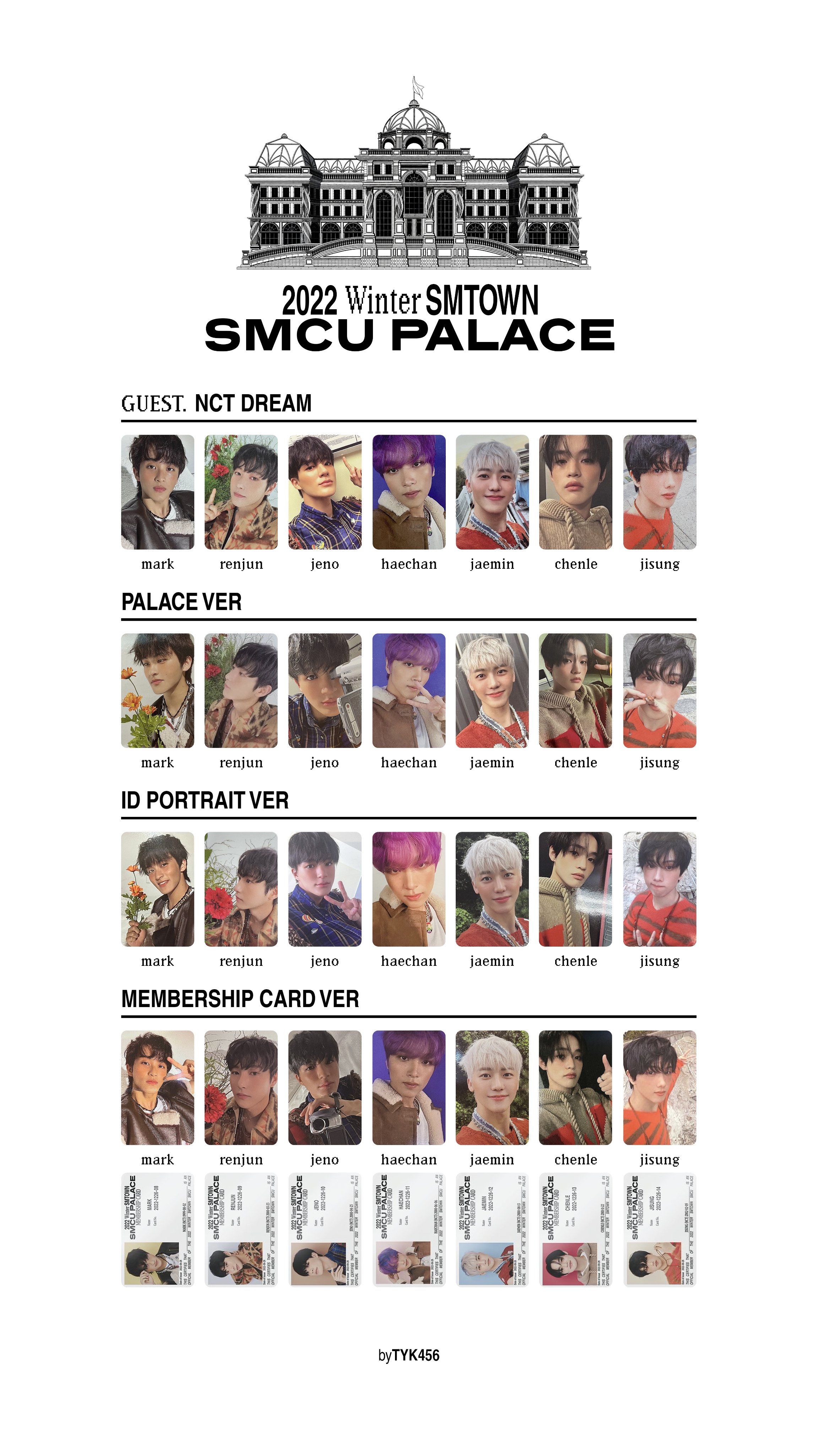 SMTOWN SUM センイル BIRTHDAY カード ★NCT テン SMTOWN SUM センイル BIRTHDAY カード ☆NCT テン