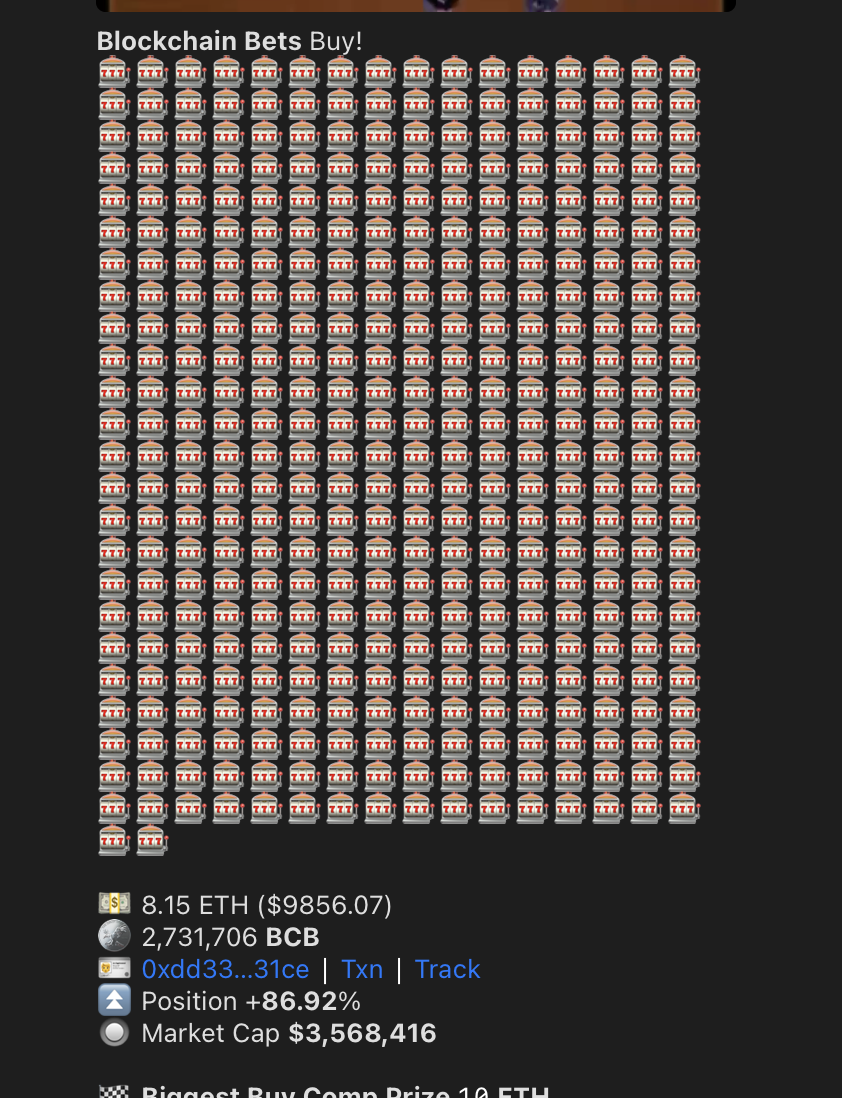 EL__MAG0's tweet image. Big buys started coming in $BCB (formerly $WCI)

Chart is crawling up. Can it hit the old #WCI ATH ? 

dextools.io/app/en/ether/p…

$CULT $TSUKA $CAW $GM $BC  $BONE $BC $TYRANT $SHIB $ETH $OE #crypto #bitcoin #cryptocurrency #blockchain #ethereum #btc #forex #trading