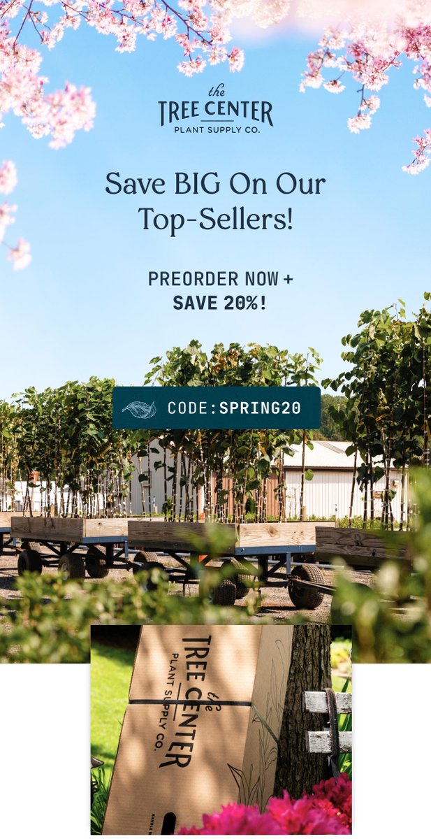 Spring Presale is in full swing and time is running out to take 20% OFF all plants in your order! This includes all items on sale as well as our Top-Sellers. All you need to do to claim your savings is enter the code SPRING20 in your cart during checkout!