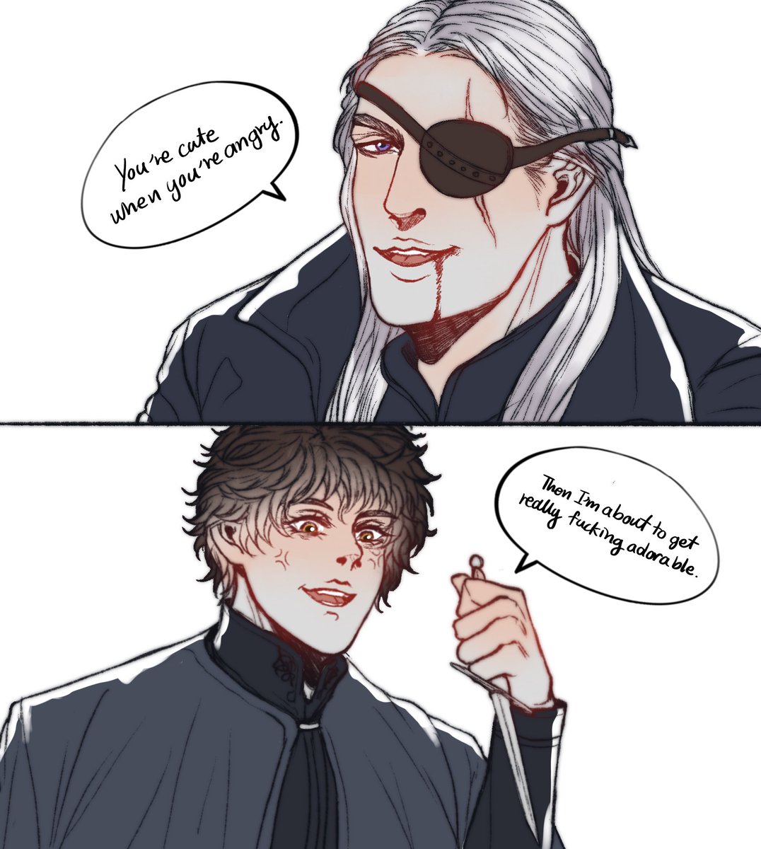 VagabondPGNO's tweet image. Basically, the same idea when you go out with your boys and arrive home past curfew.

#Lucemond #LucerysVelaryon #AemondTargaryen