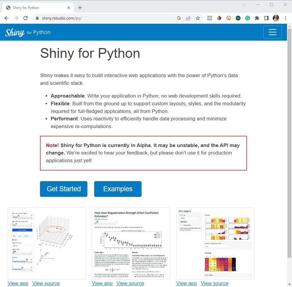 There are more than 19 web frameworks in python.

But 99% of data scientists are overlooking what soon could be the most important one. 🧵

#python #rstats #datascience