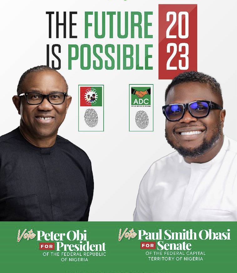 DaddyWithDSteez's tweet photo. Dear FCT,
I join Papa Obasanjo, Papa Edwin Clark and Governor Ortom as they endorse Peter Obi for president.
#TheFutureIsPossible https://t.co/tQs3HIeSJq