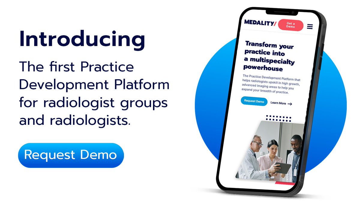 Are you ready to transform your practice into a multispecialty powerhouse? Now is the time for you to invest in your radiologists. Why?

#Radiology #Radiologists #MedicalImage #PhysicianBurnout
