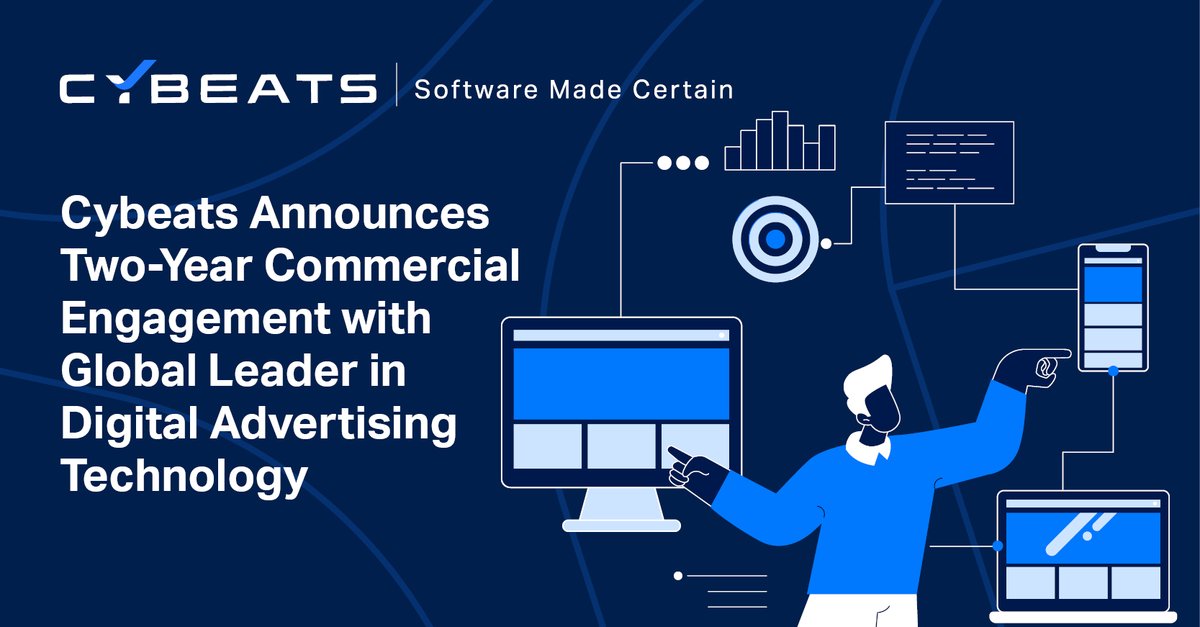 cybeatstech's tweet photo. Cybeats ($CYBT) is Excited to Announce a Two-Year Commercial Engagement with Global Leader in Digital Advertising Technology.
https://t.co/QnjhdPO5Wb
#SBOM #applicationsecurity #adtec #cybersecurity #softwaresupplychainsecurity #cybeats #digitaladvertising https://t.co/MGPhklzOfZ