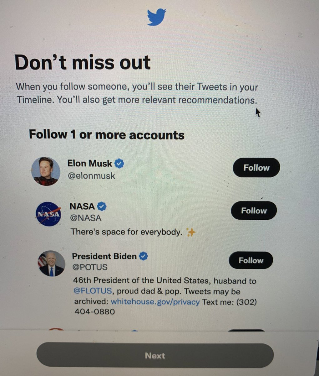 dailywiser's tweet photo. Just set up an account on twitter and look who was recommended by the twitter to be followed. How does it feel to be on the top of recommendations @elonmusk ? https://t.co/ZEJWIcPd4F