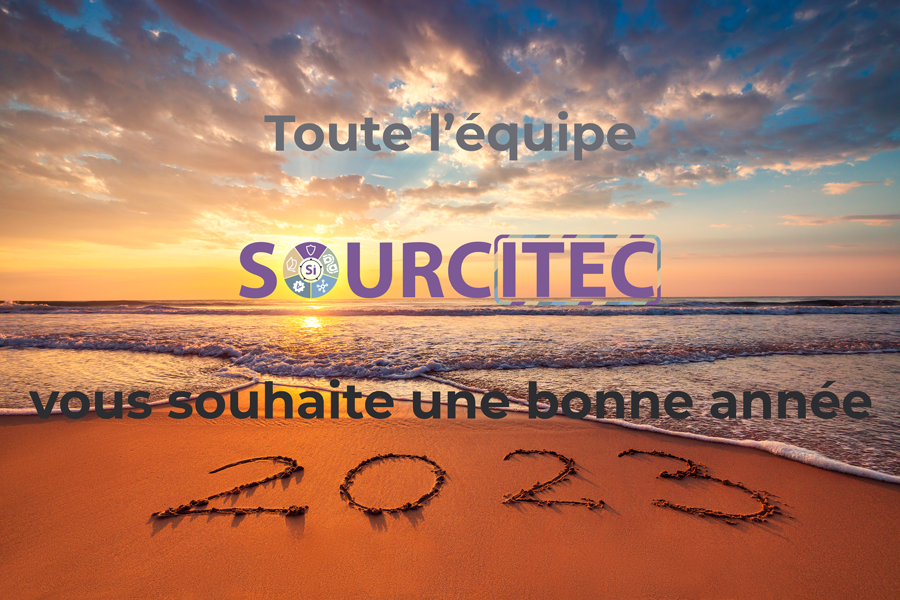 L'équipe #SourcITEC vous souhaite une Bonne Année, une Bonne Santé, une nouvelle année fort de nouveaux projets !🥂🎉 
L'année 2022 fut remplie de rencontres, d'échanges, d'améliorations !
Nous vous remercions pour la confiance que vous nous accordez.
#Bonneannée #Réussite #Brest