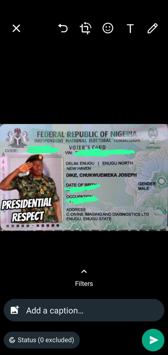 Dike_Chuks_1's tweet photo. This PVC is for Peter Obi of the Labour Party.

#PeterObi #Endoresment #Orthom #Obasanjo #Edwinclarke https://t.co/fF6918WtsV