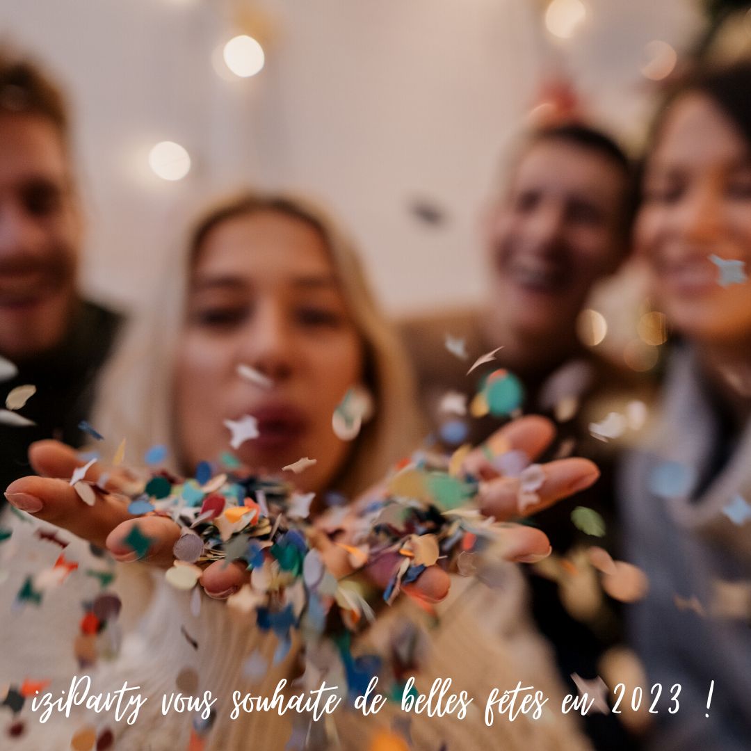 iziParty vous souhaite une merveilleuse année et bien sûr de très belles fêtes en 2023 !!! 😀😀😀

#locationsalle #event #evjf #evg #soiree