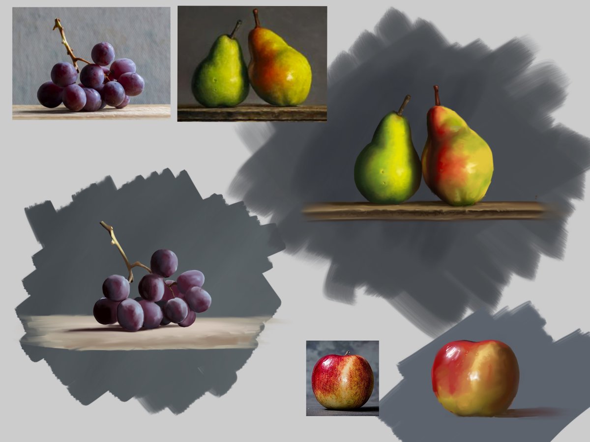Someone  on the “social” “media” suggested that, to get better with colors, one should paint without the use of the ‘color select’. Turned out it’s actually amazing practice. I will recommend it to whomever may be unfortunate enough to  see  this  post

#artontwitter #digitalart