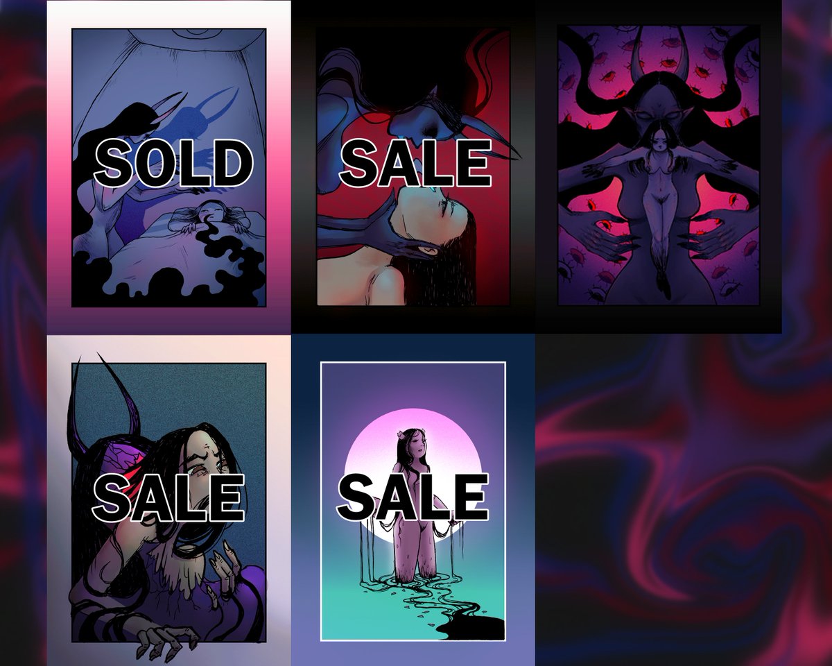 🎆NEW YEAR SALE🎆
GM! Some of my 1/1 pieces are now at a reserve of 0.2 ETH! Check them out now on: knownorigin.io/kiddykirsten

#nftsale #NFTcollections #ArtistOnTwitter #NewYearSale #darkart #nftarti̇st @KnownOrigin_io