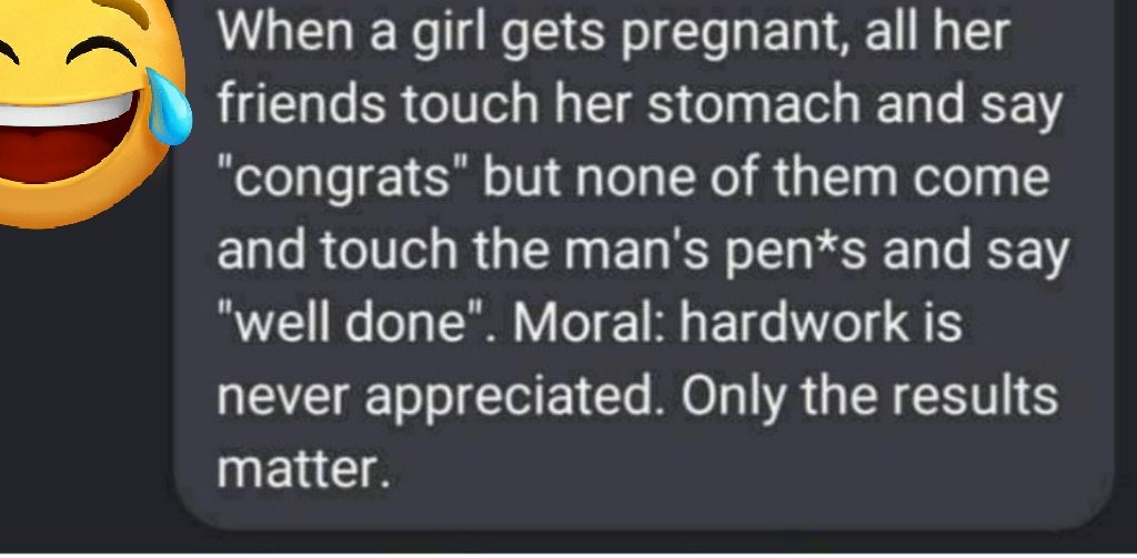 😂😂 hard work doesn't pay at all