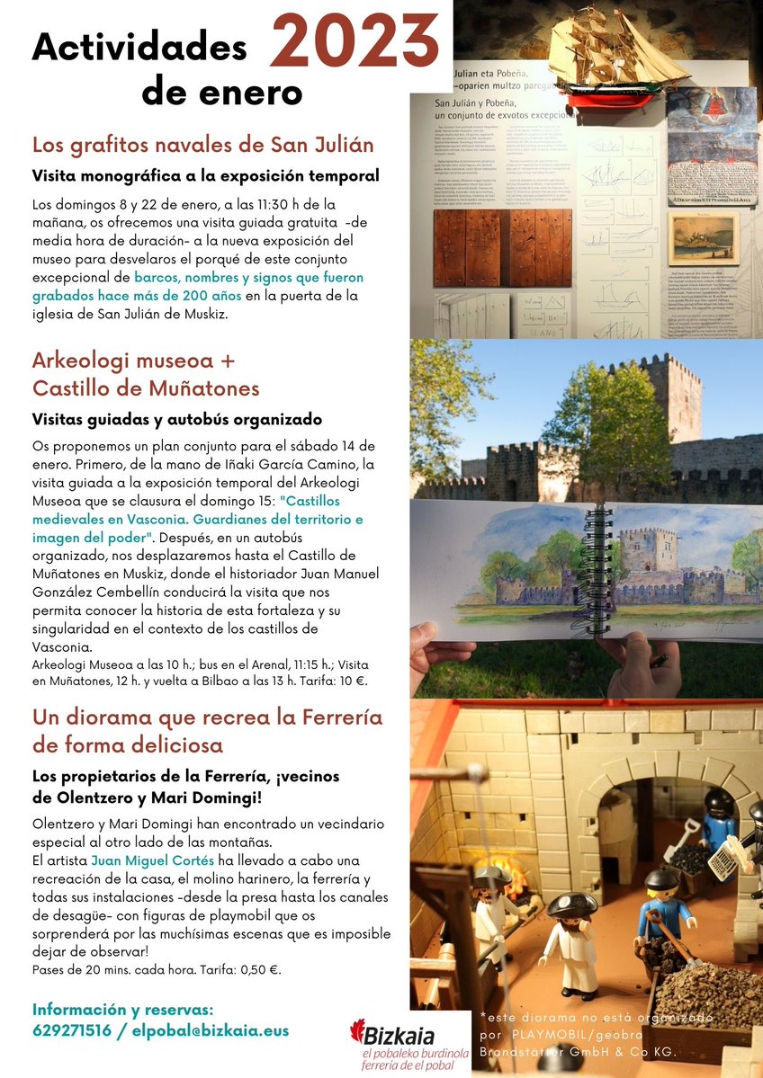 Ortzadar30's tweet photo. El Pobaleko Burdinola / Ferrería de El Pobal ⚒
📆  Agenda Urtarrila /Enero

@elpobal #Muskiz #burdinola #errota 
#molino #ferrería @OndareaBizkaia #talleres #tailerrak #Bilbao #bizkaia #kultura #museo #planes #familia #planak #familientzakotailerrak https://t.co/HElzFbGtaH