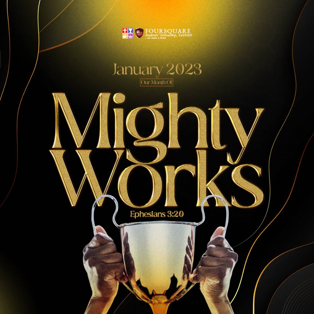 fsftasued's tweet image. The month of January:
Our month of MIGHTY WORKS.

Mighty works God has done!
Greater works we will do!

🔥

#MightyWorks #Springforth #TheSetTime #FsfTasued #WeMakeAHome