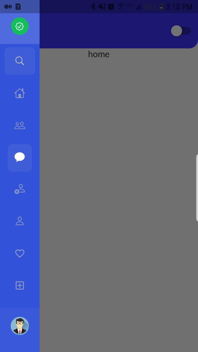 c__Tech's tweet image. #flutter drawer with theme 
#source_code github.com/SADIQ12ALOTMI/…