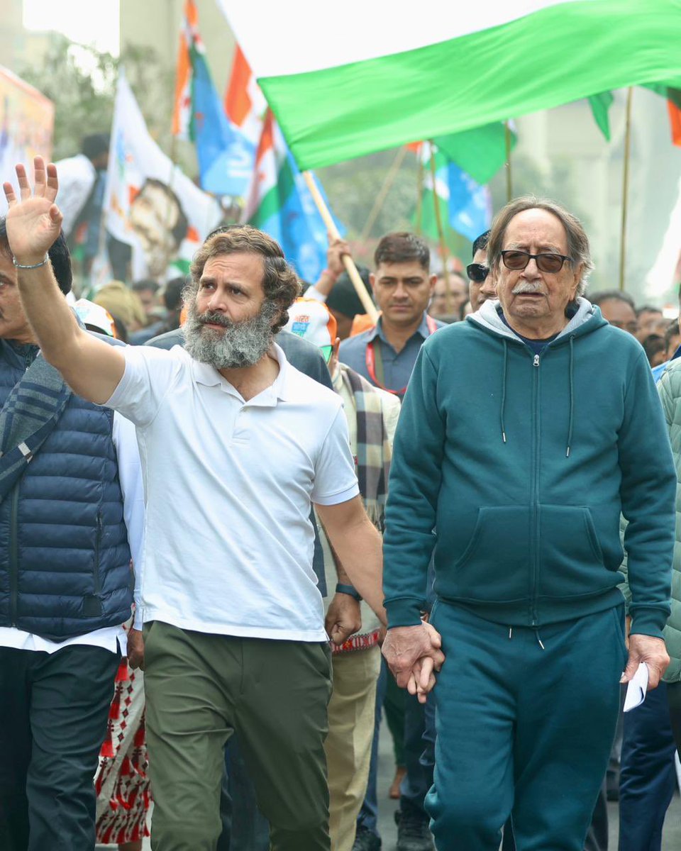 amitmalviya's tweet photo. Controversial former RAW chief AS Dulat joined Rahul Gandhi’s Bharat Jodo Yatra. No one ever accused Dulat of being committed either to his job or the country he was meant to serve, supped with secessionists and Pakistan’s deep state and has a monumental role in Kashmir fiasco… https://t.co/b57C3nUaTK