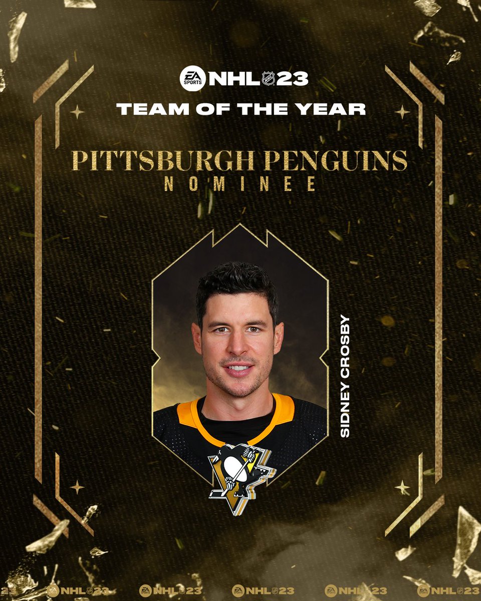 penguins's tweet photo. Congrats to the captain on being nominated for the #NHL23 Team of the Year 👏

Full @EASPORTSNHL nominee list: https://t.co/vekFJOPR2Y https://t.co/bqqr9Lj76j