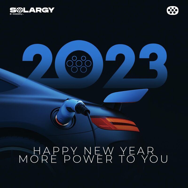 SolargyE's tweet photo. Solargy E-Mobility wishes you a happy, smartly powered, and sustainable new year! https://t.co/9VxbyFfMwb