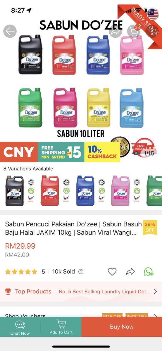 nadiaasaidi's tweet photo. @aidarazman Do’zee warna pink or blue. Dah tak payah pakai softener. https://t.co/1exBoYW9co
