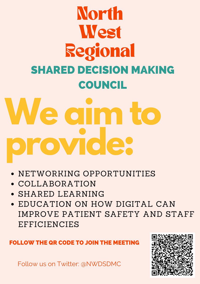 NWDSDMC's tweet photo. Say hello to 2023 and say hello to our North West Regional Digital Shared Decision Making Council ๐๐ฅ we hope to see you on 17th January! Use this link to join the meeting at 12:00 https://t.co/4xxfttuViu https://t.co/38P5lI3e8l