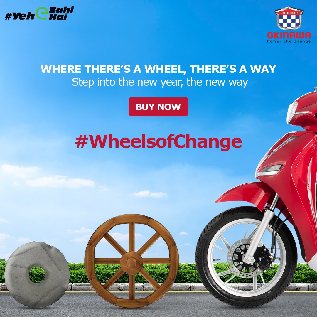 Get on the wheels of change to ride into 2023.
#WheelsofChange #OkinawaAutotech #YehESahiHai #DeshKaEV #PowertheChange #OkinawaScooters #BestEvScooter #BestEScooterInIndia #MakeInIndia #TheFutureIsElectric #escooters