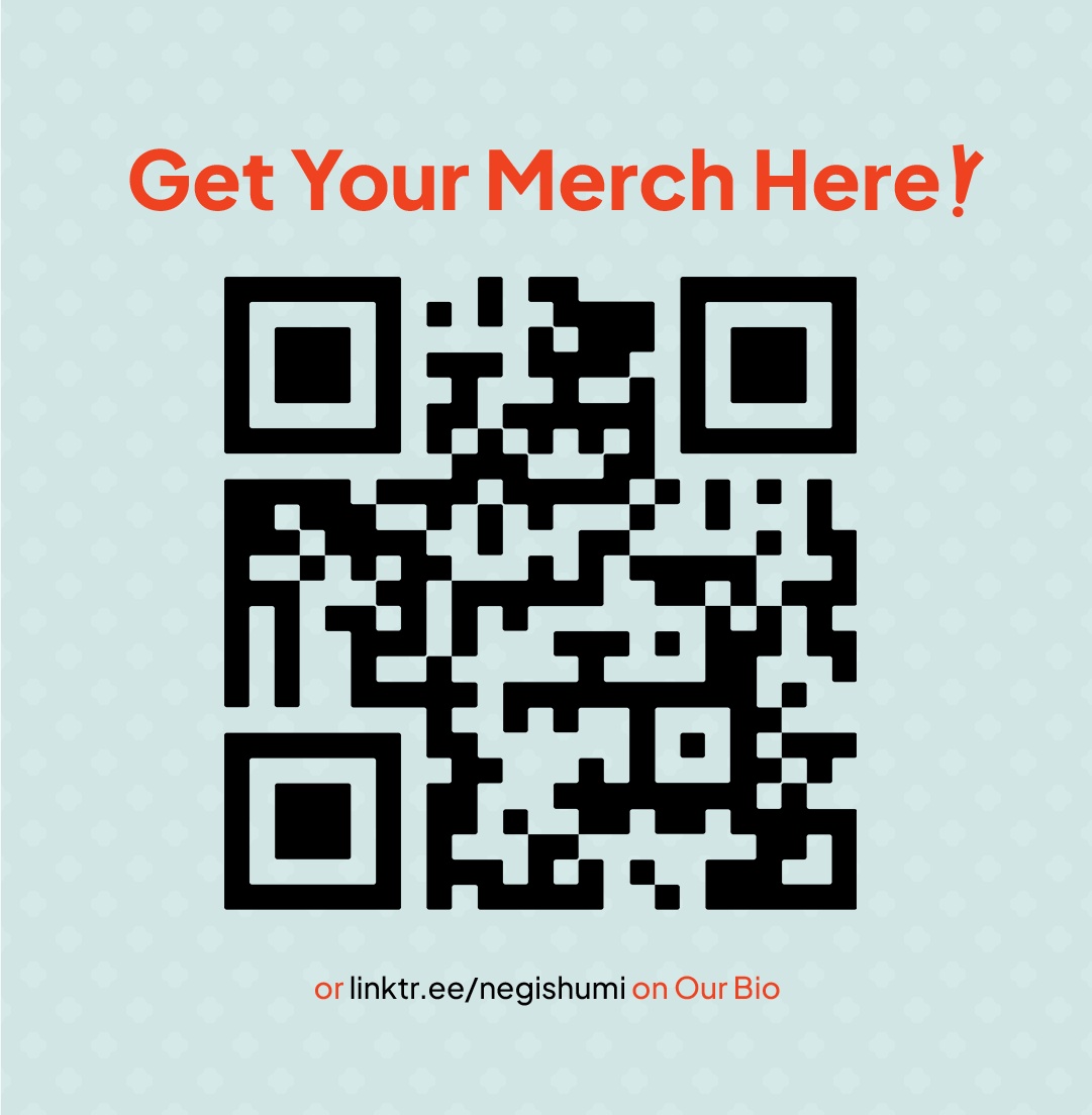 ✧ RT are very appreciated ✧

Hallo! Negishumi sudah buka preorder untuk Merch Comifuro 16!!!! Jangan sampe ketinggalan item item limitednya negishumi yaaa!!!

Untuk pre ordernya bisa cek di linktr.ee/Negishumi yaaa.

Thankyouu (⁠*⁠˘⁠︶⁠˘⁠*⁠)⁠.⁠｡⁠*⁠♡ #comifuro16