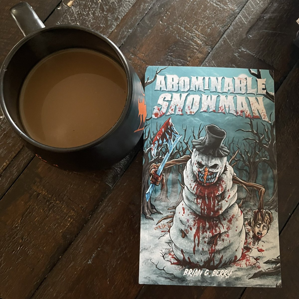 Coffee and a book ✨✨

I am continuing my winter reads with this gem by Brian Berry.  ⛄️ ❄️ 🩸 

#currentlyreading #horrorreads #HorrorCommunity #amreading #horrorbooks
