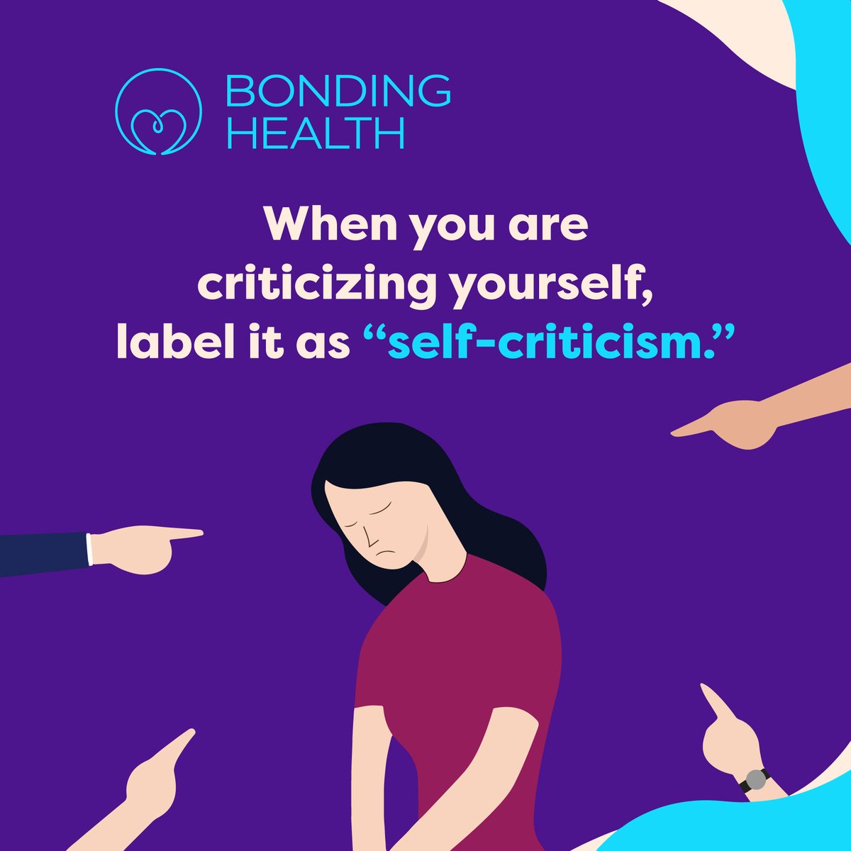 When you are criticizing yourself, label it as “self-criticism.” #ADHD #adhdtwitter #Neurodivergent #adhdhelp #adhdbrain #tuesdaymotivations #motivational #selfimprovement #adhd2023 #bondinghealth