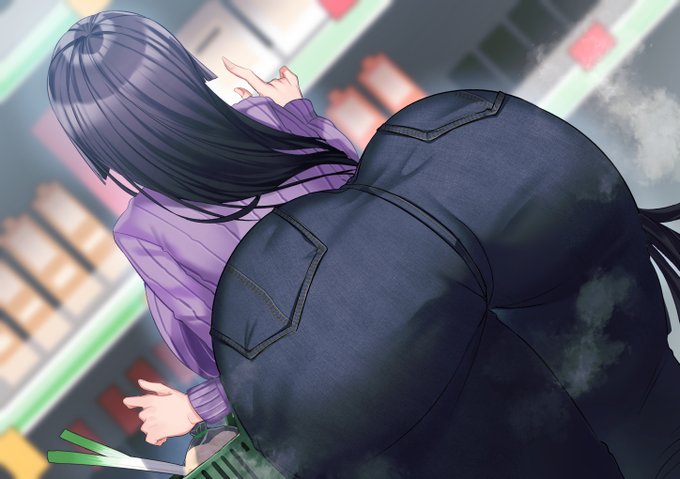 お買い物中の人妻頼光♡ 