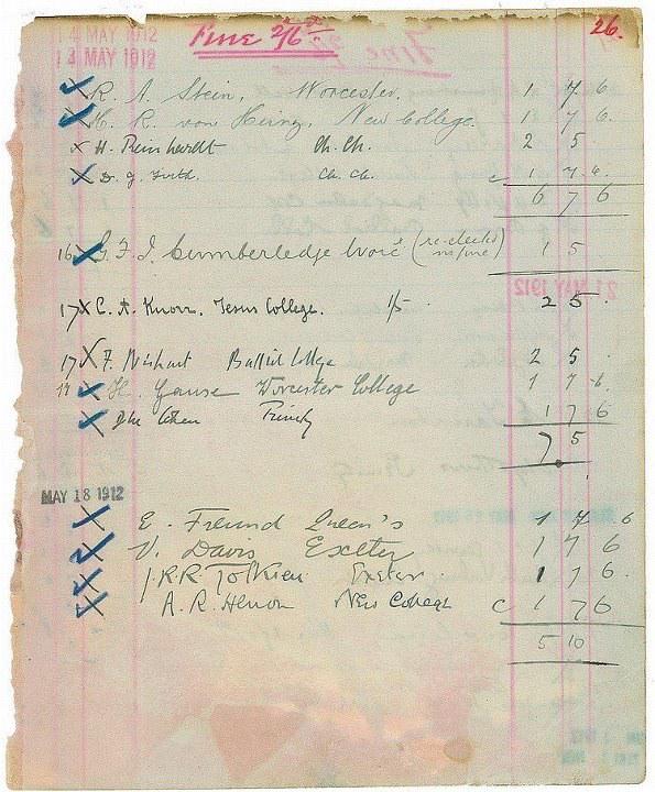 #OTD in 1892, author and scholar, J. R. R. Tolkien was born! 20 years later, he was fined £1 7s 6d for overdue library books in his 1st year at Oxford - that's approx. £110 in today's money. 😅