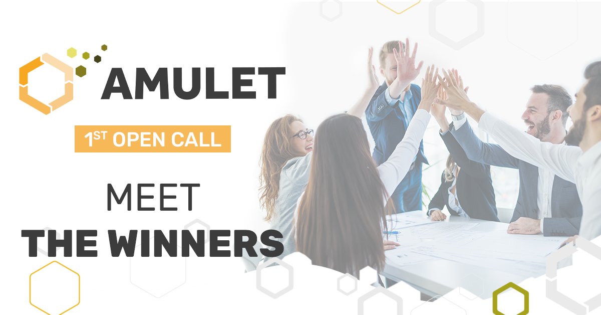 AmuletH2020's tweet photo. AMULET 1ST CALL RESULTS ❗️

🏆Meet the WINNERS of the @AmuletH2020 1st Open Call 🎉

📣Get to know our beneficiaries 👀 
👉 https://t.co/9D4ZXf3Q13

#H2020 #INNOSUP #EISMEA #ECCP #lightweight #AdnvacedMaterials #OpenCall #funding #building #aerospace #energy #automotive https://t.co/71A0ZAR6qd