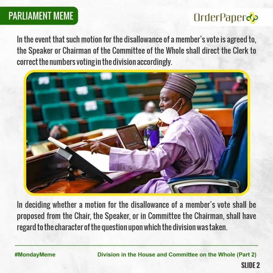 OrderPaper's tweet photo. Some insightful slides. Enjoy😉

#OrderPaperNG #NASS #parliamentarymeme #legislature https://t.co/AtPDJCCJgK