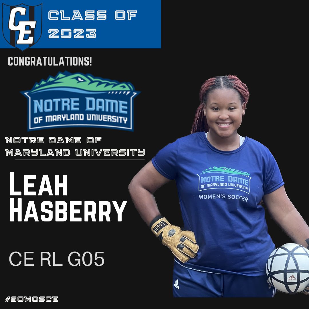 ClassicsEliteSA's tweet photo. Congratulations to Leah Hasberry from our RL G05 for committing to continue her education and soccer career at Notre Dame of Maryland University! We are #CEproud #somosCE ⚫️🔵 https://t.co/IcW8khwTng