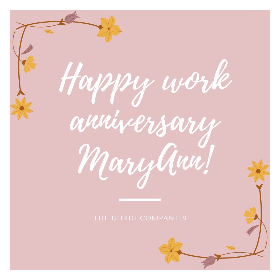 UhrigConstruct's tweet image. #HappyWorkAnniversary #UhrigConstruction