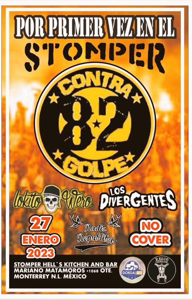 Contragolpe82's tweet photo. Estamos muy contentos de preparar este evento para todos ustedes amigos ... Los esperamos ahí, ya estamos contando los días para vernos todos !!! Vamooos!!!! https://t.co/c3CFUFc0Vh