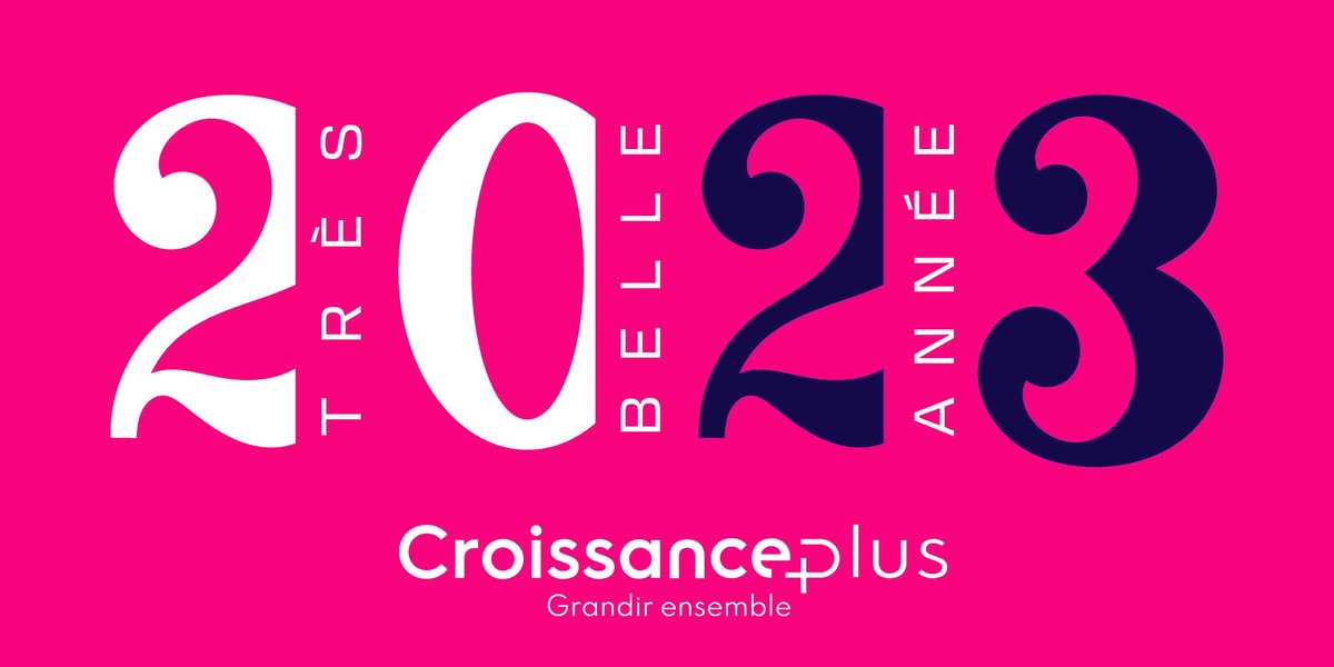 CroissancePlus vous souhaite une merveilleuse année 2023 ! 

Ensemble construisons une société entrepreneuriale qui allie sens et #croissance 🚀 #GrandirEnsemble #Entrepreneur