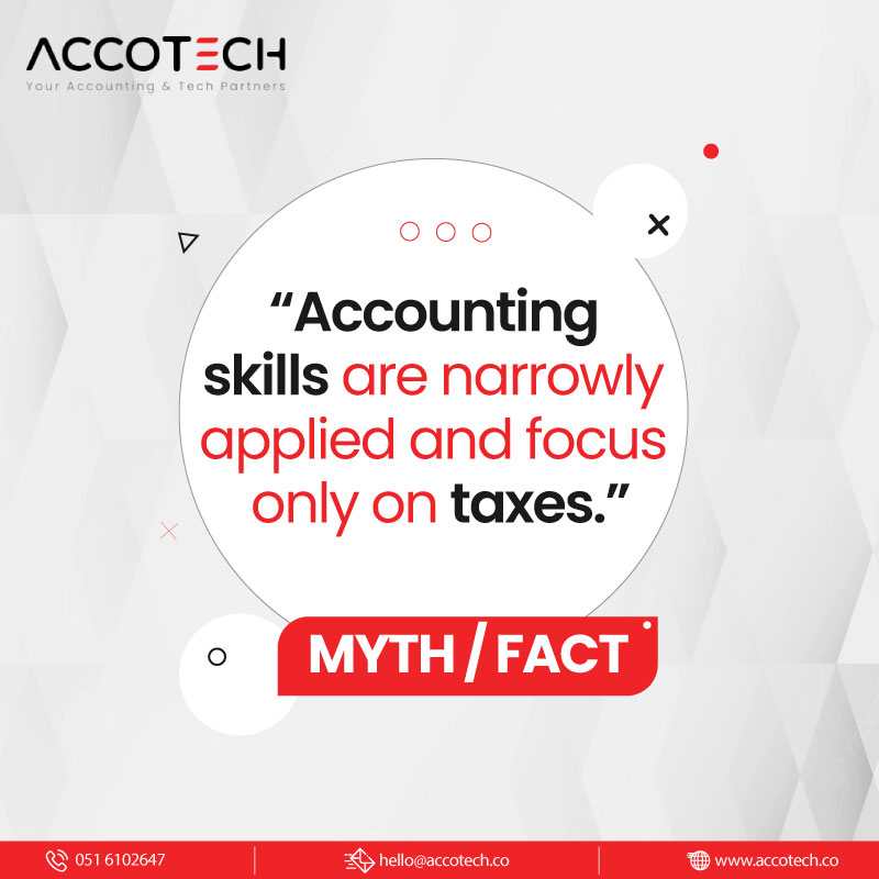 Myth Or Fact?
.
'Accounting skills are narrowly applied and focus only on taxes.'
.
.
-- What's Your Opinions, Comment Below --
.
.
#accotech #accotechaccounting #accountingmemes #accountingmajor #accountingstudent #accountingsolutions #accountingmyth #myth #accountingfacts #fact