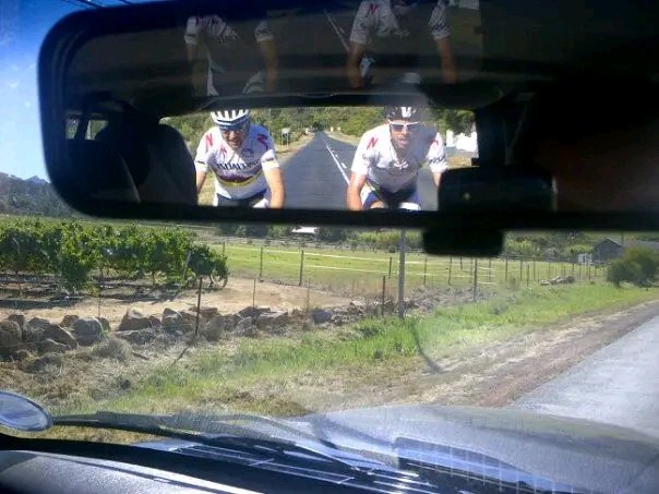 Hendrik Lemmer (@grootlem) on Twitter photo <a href="/medicinexthings/">Katie</a> One can do training behind car or bike. Or a fast rider :) helps a lot with speed. I grew up doing it on both road and track bikes (no gears or brakes), I also love doing it for riders now sitting behind the wheel. Here's a pic of me making <a href="/sauserwind/">Christoph Sauser</a> and <a href="/jaroslavkulhavy/">Jaroslav Kulhavy</a> suffer <a href="/medicinexthings/">Katie</a> One can do training behind car or bike. Or a fast rider :) helps a lot with speed. I grew up doing it on both road and track bikes (no gears or brakes), I also love doing it for riders now sitting behind the wheel. Here's a pic of me making <a href="/sauserwind/">Christoph Sauser</a> and <a href="/jaroslavkulhavy/">Jaroslav Kulhavy</a> suffer