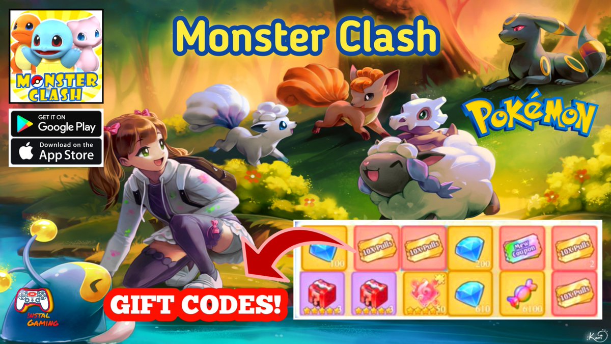 gaming_instal's tweet photo. Free 4 Gift Codes Monster Clash Gameplay Pokemon Idle RPG Game IOS : https://t.co/OFejWFpzU1

#Pokemon #PokemonGO #PokemonUNITE #RPG #anime #Pikachu #monsterclash #monsterclashcode #monsterclashgameplay #monsterclashgiftcode #monsterclashredeemcode #InstalGaming #Game #Gameplay https://t.co/Un46bpbRfU