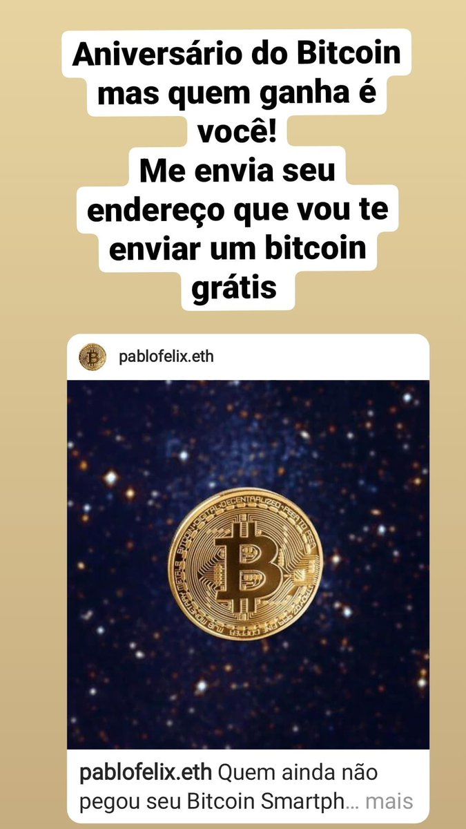 pablofelix_eth's tweet photo. Bitcoin turns 12 today, but the one who wins the gift is you send me your wallet address and I'll send you a bitcoin for free #bitcoin #btc #free #bitcoinfree #bitcoingratis #nft #nftart https://t.co/yvOUp7T9DF
