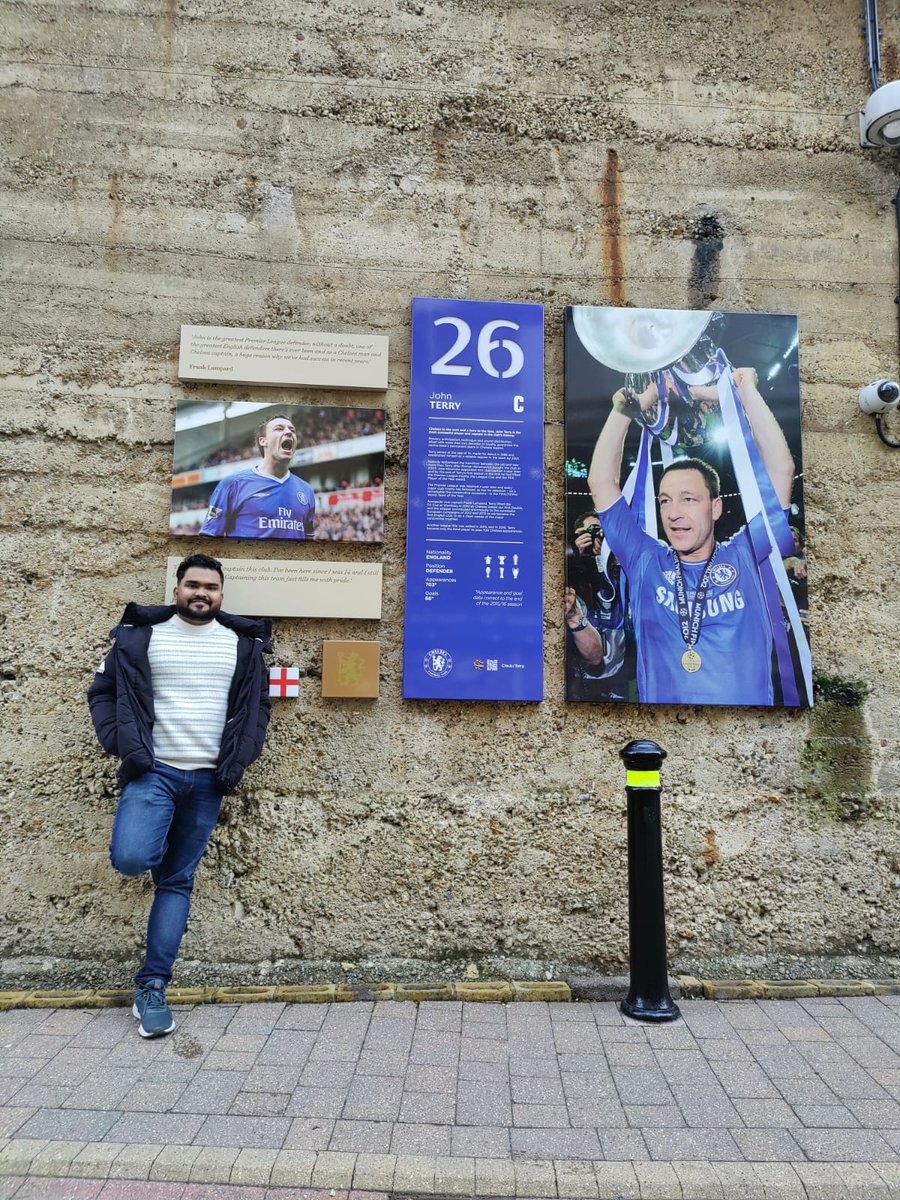 ChelseaIndia's tweet photo. The DREAM!!!
@atk735 of @CISC_Kottayam, Kerala was at the Bridge cherishing the views of our home. What a moment ๐๐
#CISCGlobal #ChelseaIndia https://t.co/xzeLSSnXTF