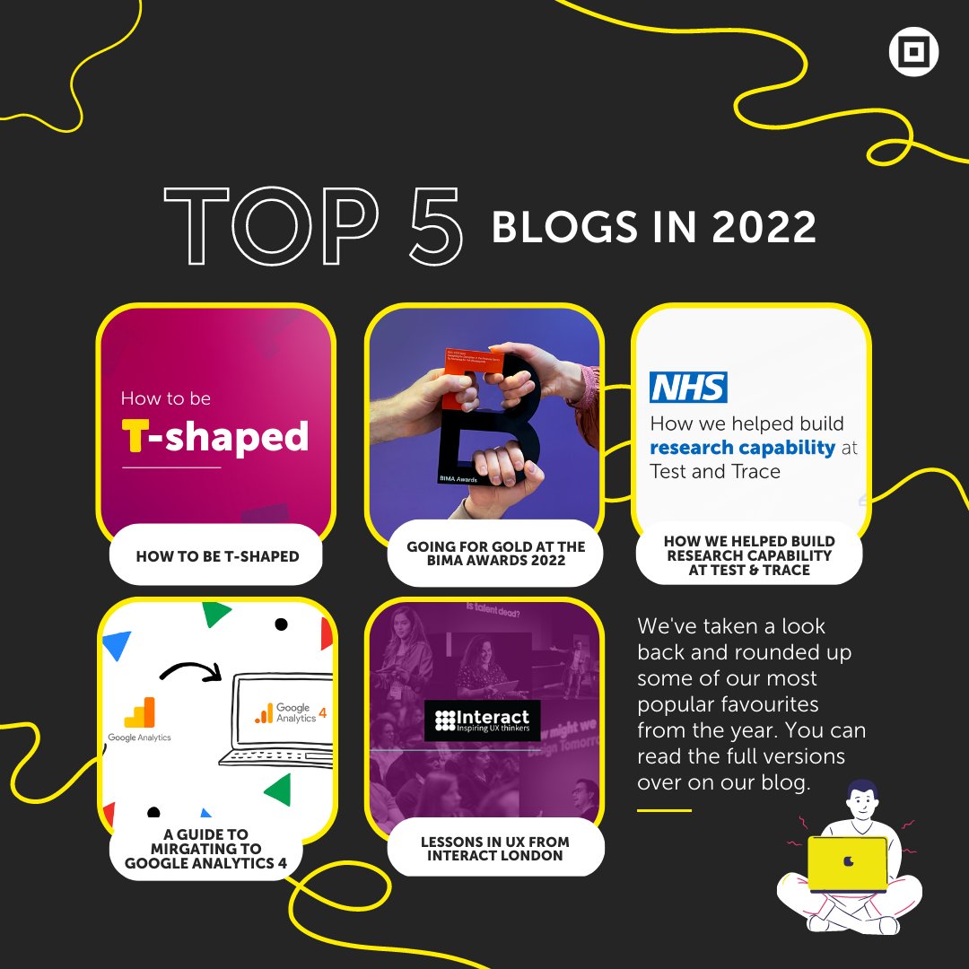 we_are_Nomensa's tweet image. Happy New Year! 🎉

We&apos;ve taken a look back and rounded up some of our favourite articles from last year. You can read the full versions over on our blog ⬇️

nomensa.com/blog?utm_sourc…

#UX #UXBlog #UXBlogs #GA4 #GoogleAnalytics4 #GoogleAnalytics #UXDesign
