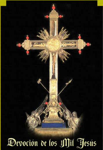 SantosIglesia's tweet photo. DEVOCIÓN DE LOS MIL JESÚS
Esta devoción consiste en invocar el Nombre de Jesús mil veces para derrotar a las huestes del mal. 
El Nombre de Jesús significa Salvador. 
Ante el cual se arrodilla todo ser, en los cielos, en la tierra y en los infiernos
 
    https://t.co/thdUFxLl6f